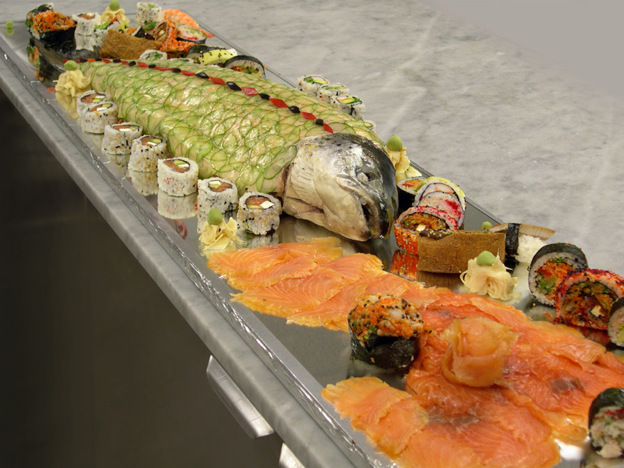 assiette 3 saumons traiteur